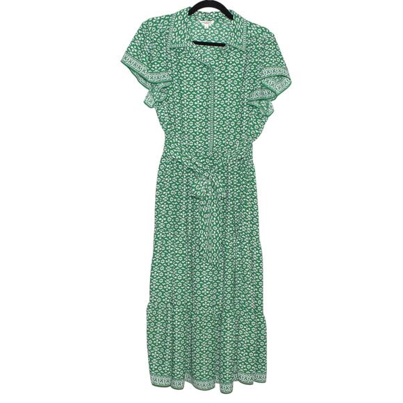 Max Studio Green Flowy Midi Dress Size XLarge - Picture 3 of 7